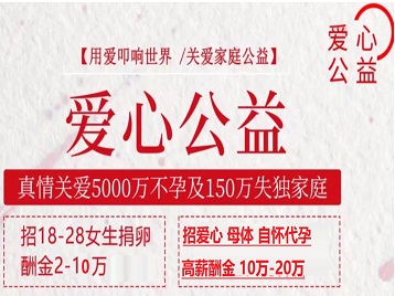 辰溪捐卵助孕生子 爱心志愿者招募